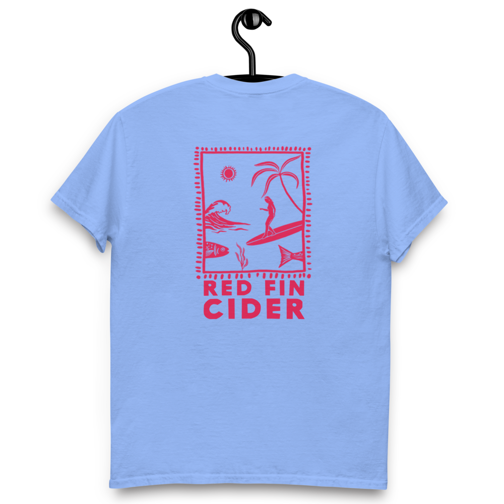 Red Fin Edition #2 T-shirts - Light Blue - Size Large