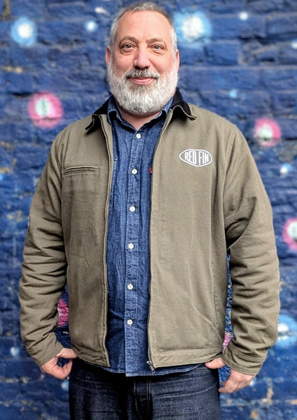 Red Fin Workers Jacket