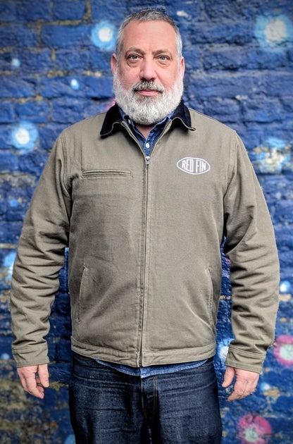 Red Fin Workers Jacket